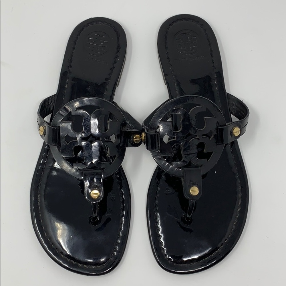 Tory Burch “Miller” patent sandal